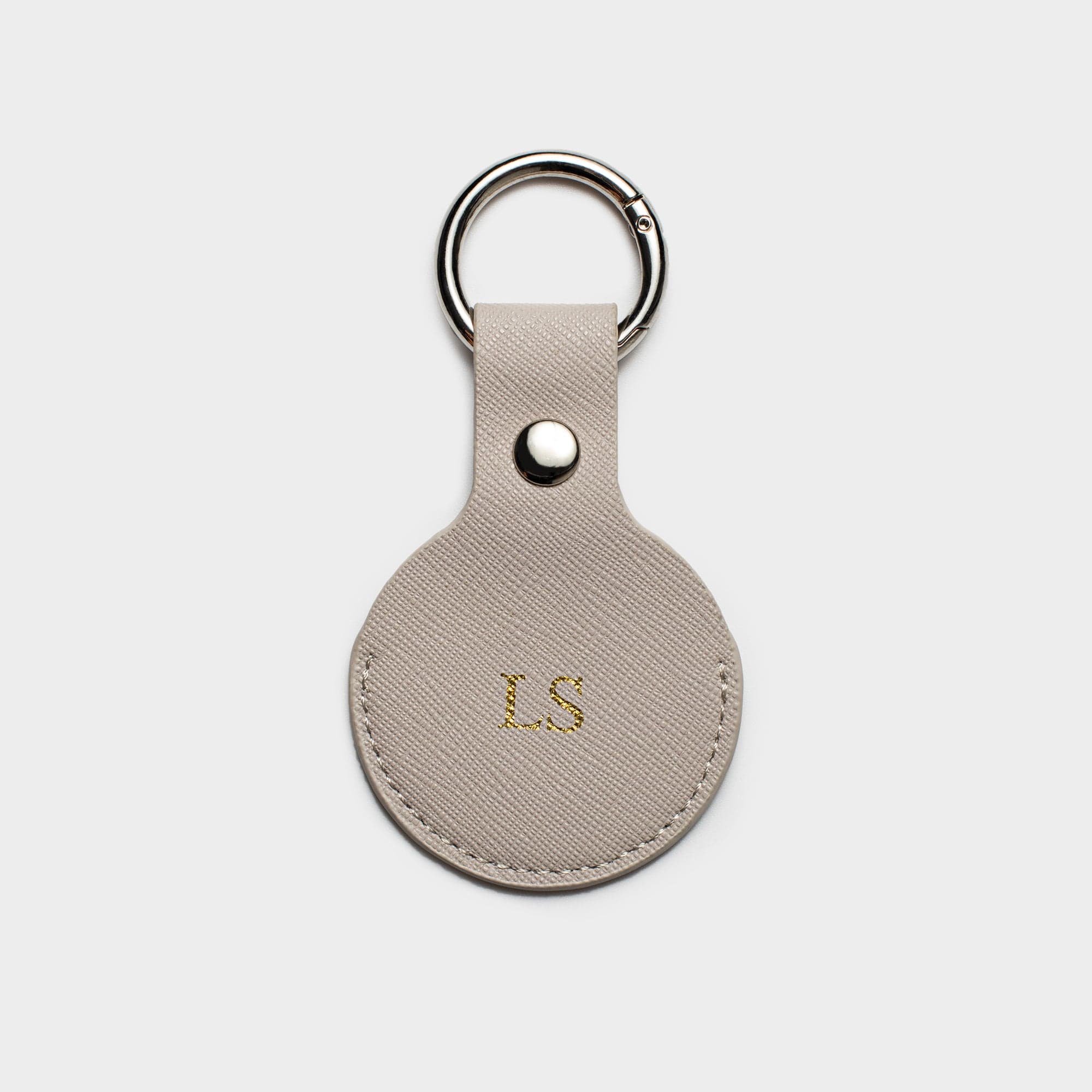 Personalized Leather AirTag Keychain Custom Apple AirTag Key 